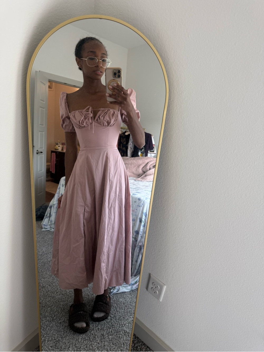 House of CB Pink Tallulah Midi Dress